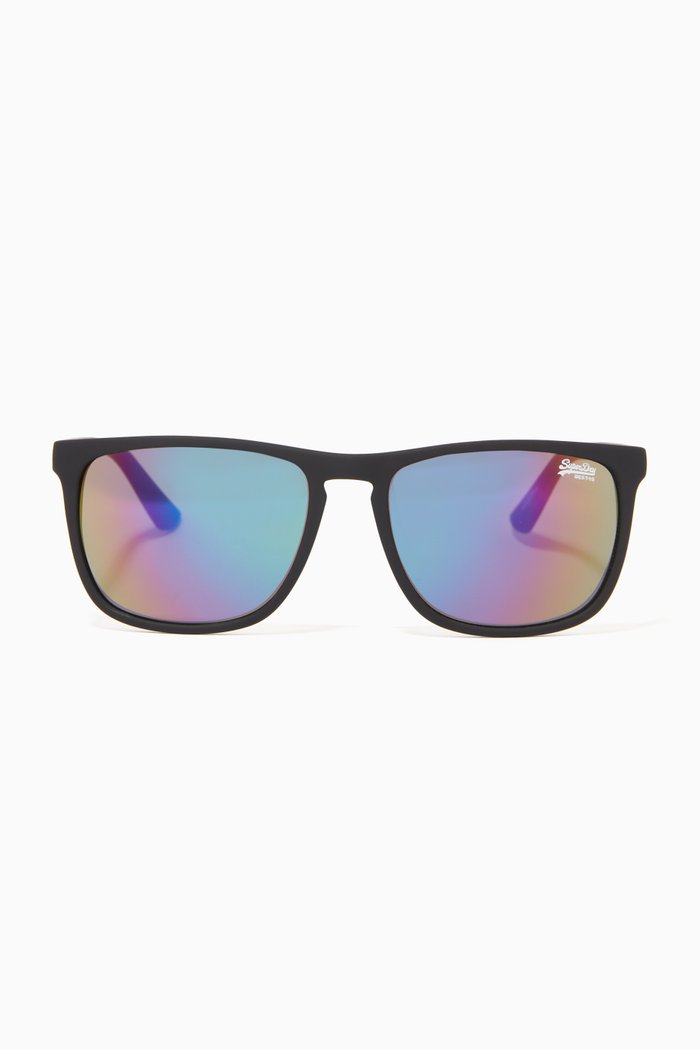Alumni Sunglasses in Acetate, Black