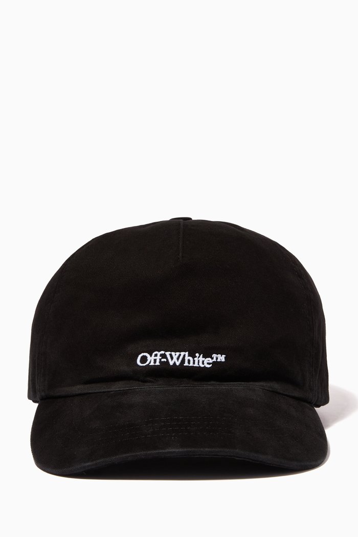 

Bookish Logo Baseball Cap in Cotton, Black