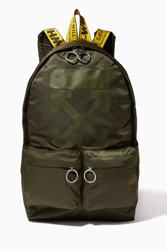 

Arrows Backpack in Nylon, Green