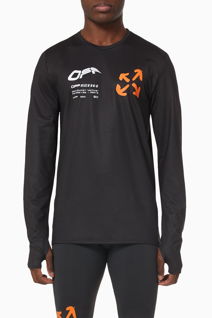 

Active T-shirt in Technical Jersey, Black