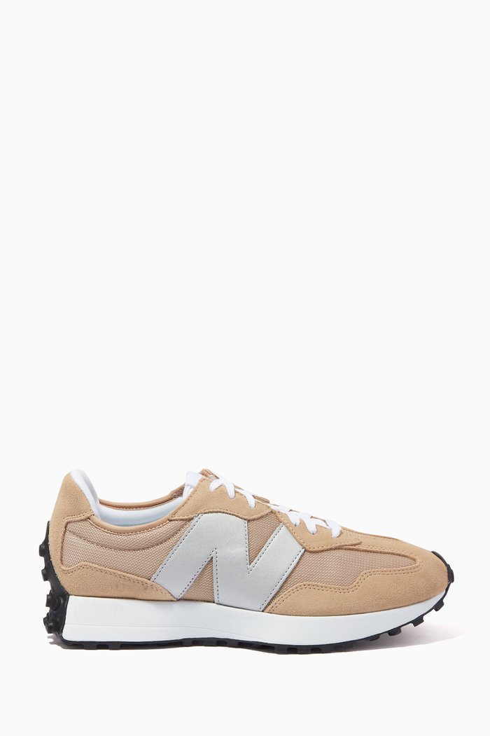 

327 Sneakers in Suede, Neutral