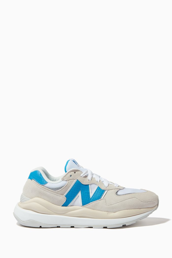 

57/40 Sneakers in Suede & Mesh, Neutral