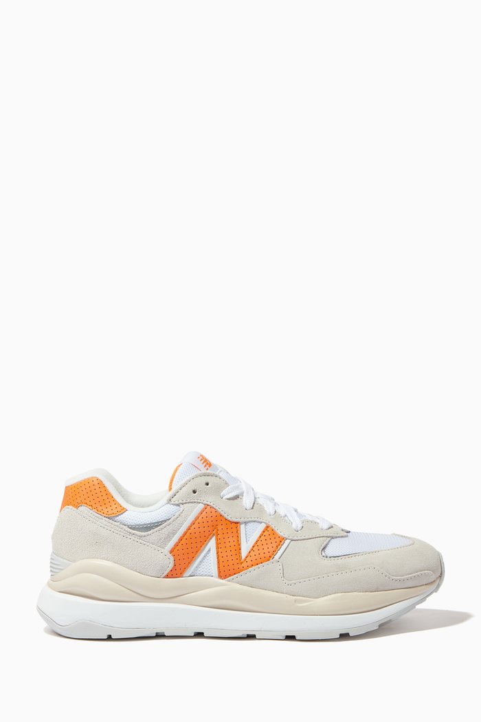 

57/40 Sneakers in Suede & Mesh, Neutral