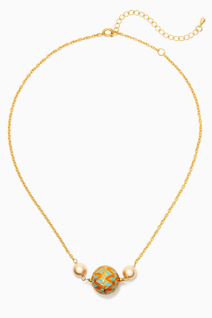 

Zoya Necklace in 18kt Gold Plated Sterling Silver