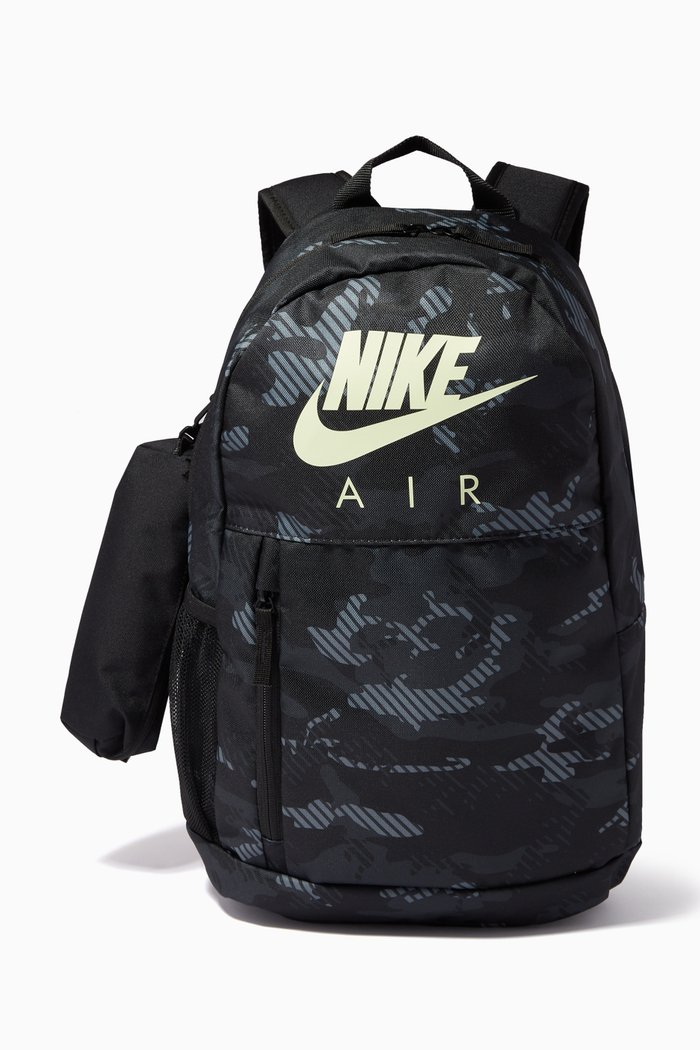 

Air Camo Print Backpack, Black