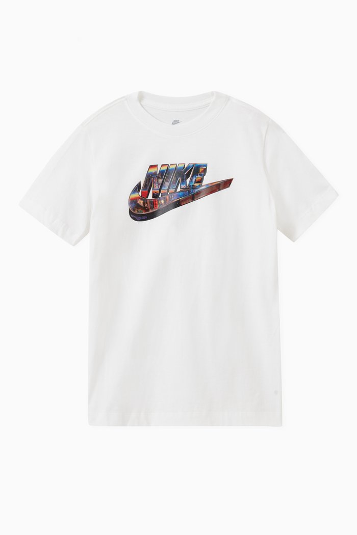 

Nike Sportswear Worldwide T-shirt in Jersey, White