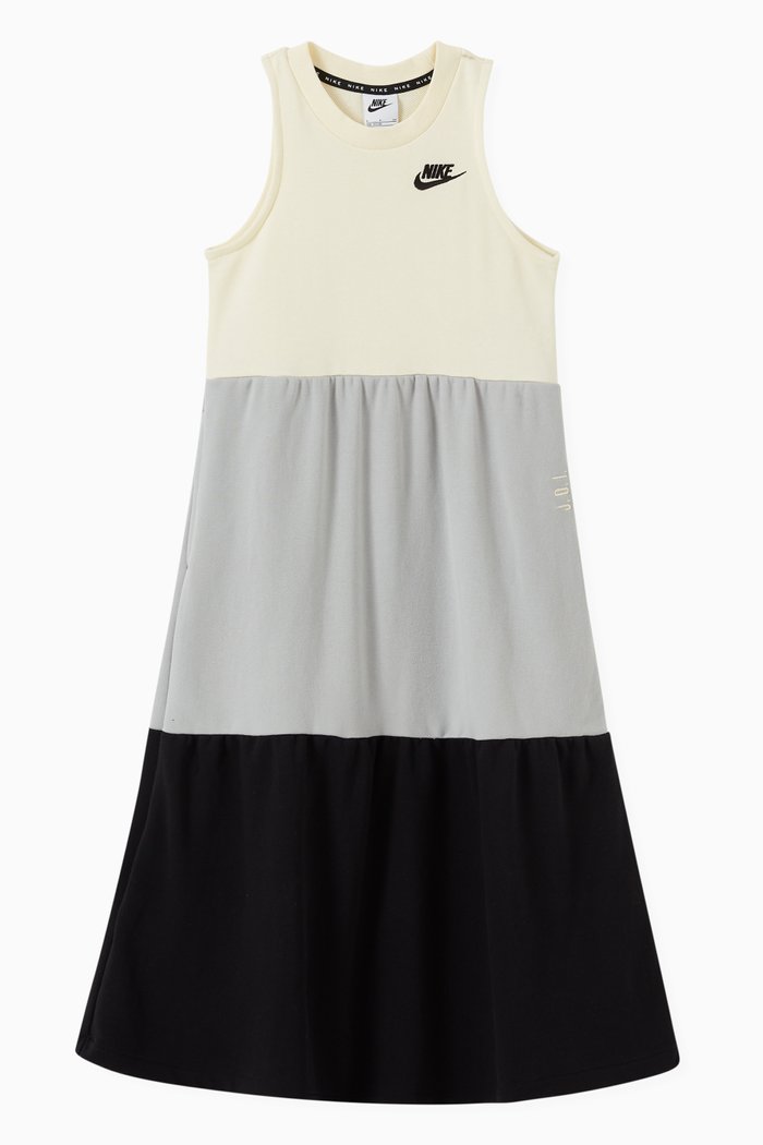 

Sportswear Colour Blocked Dress in French Terry, Multicolour