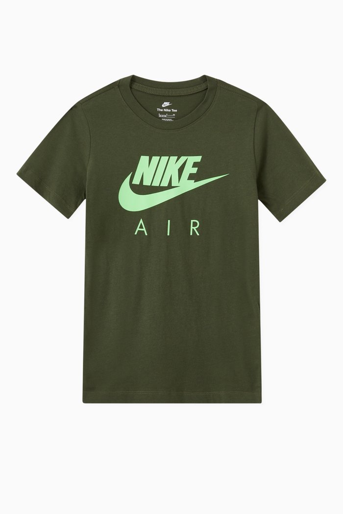 

Air Logo T-shirt in Cotton, Green