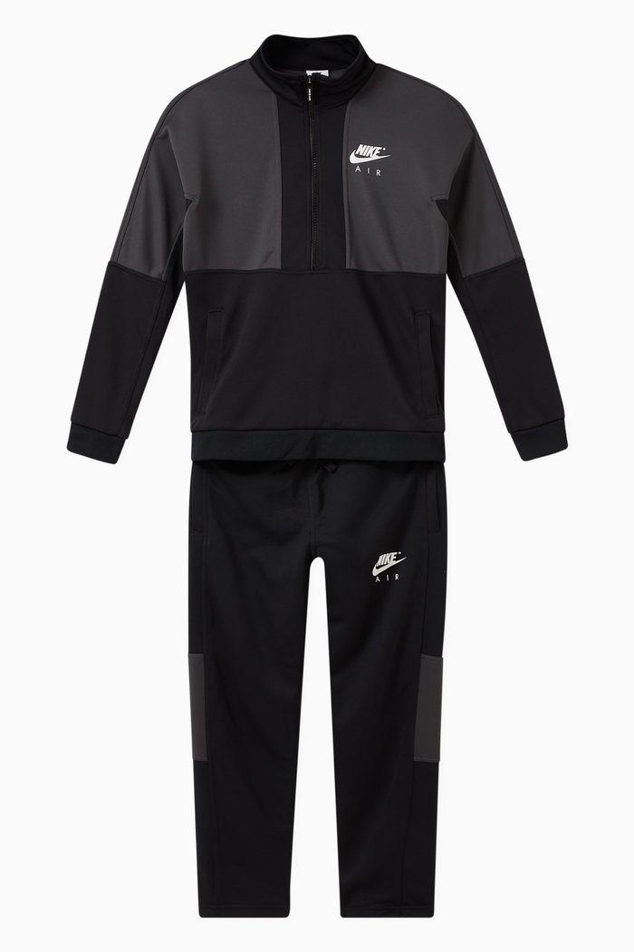 

Air Tracksuit in Recycled Polyester, Black