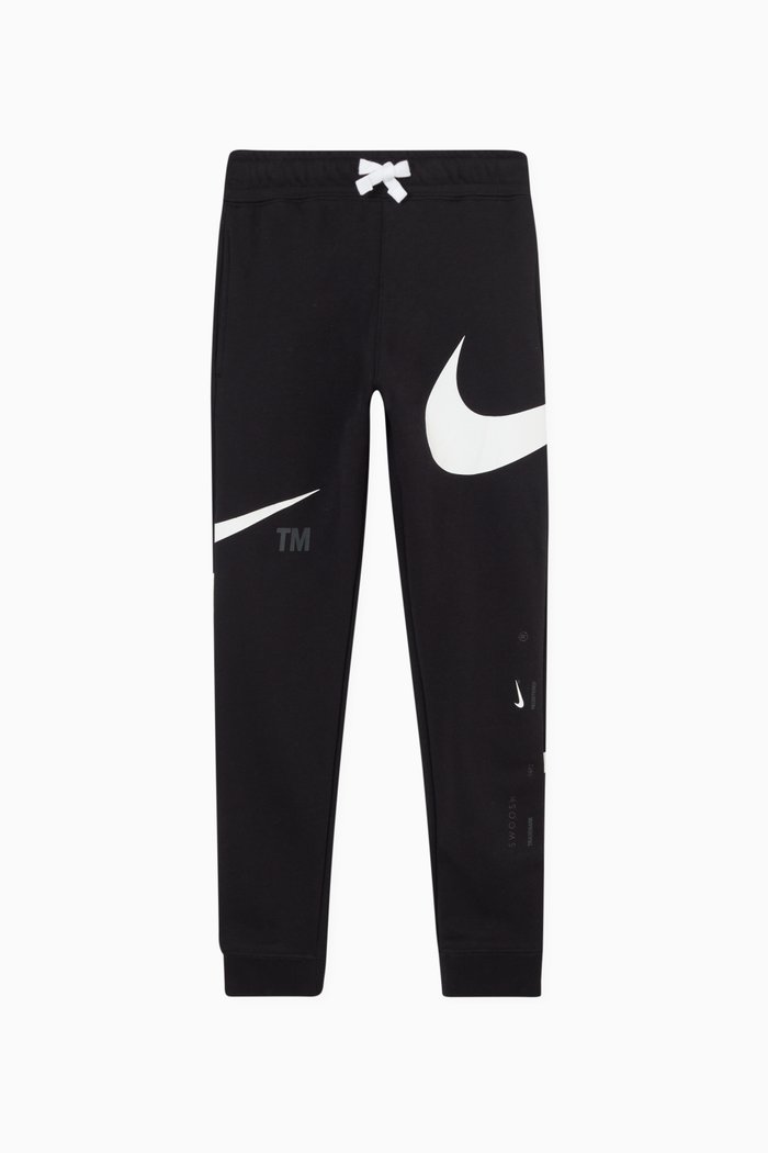 

Sportswear Swoosh Sweatpants in Fleece, Black