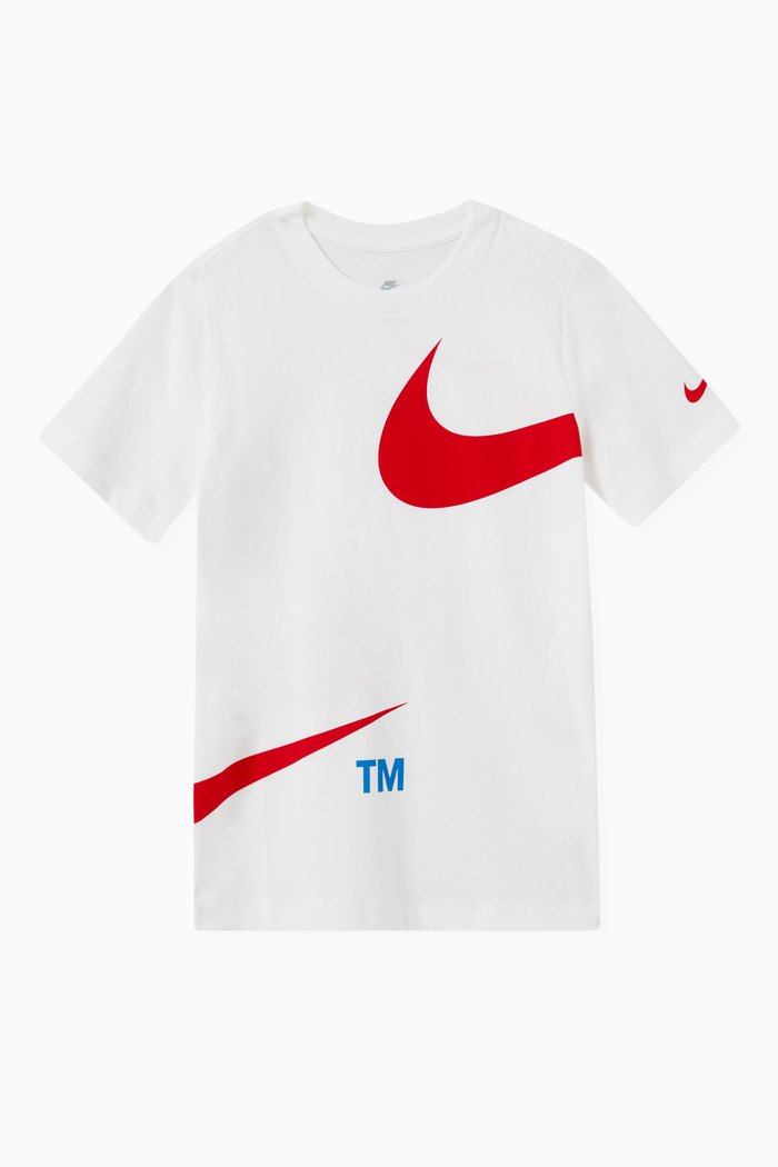 

Swoosh T-Shirt in Jersey, White