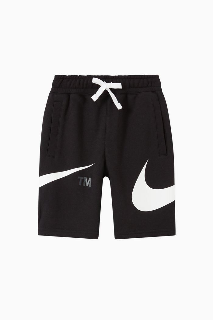 

Swoosh Logo Shorts in Cotton, Black