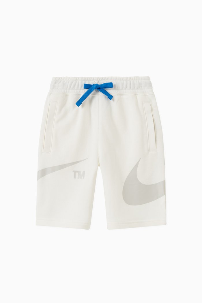 

Swoosh Logo Shorts in Cotton, Neutral