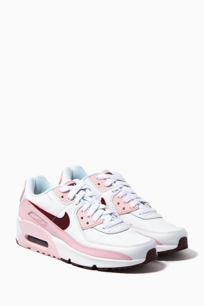 

Air Max 90 LTR Sneakers in Leather, White