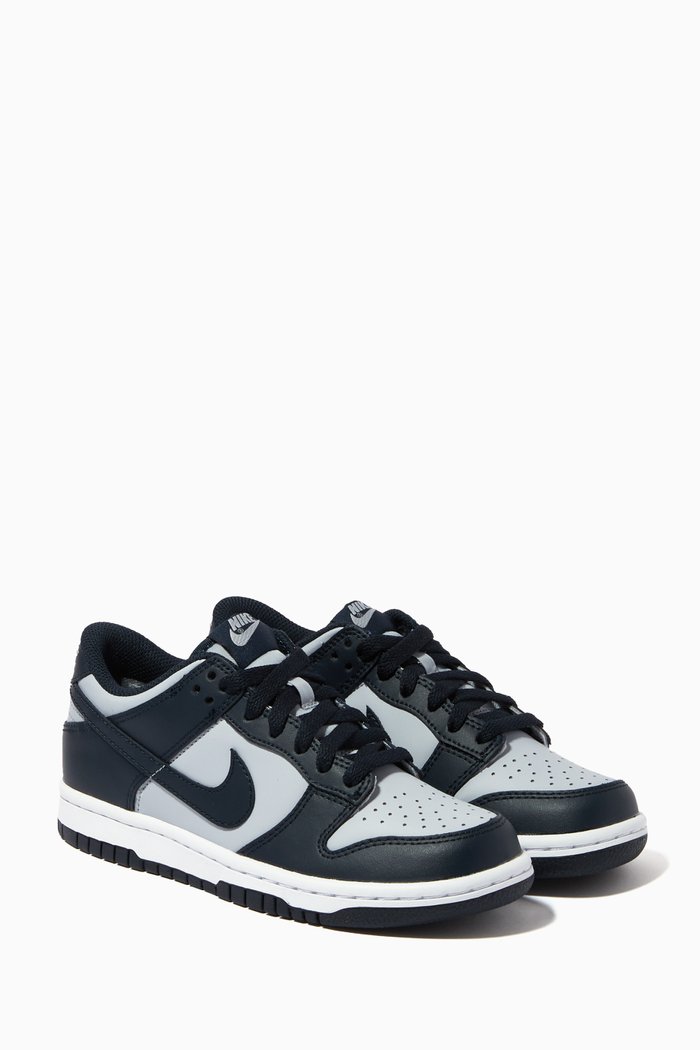 

Dunk Low-top Sneakers in Leather, Multicolour