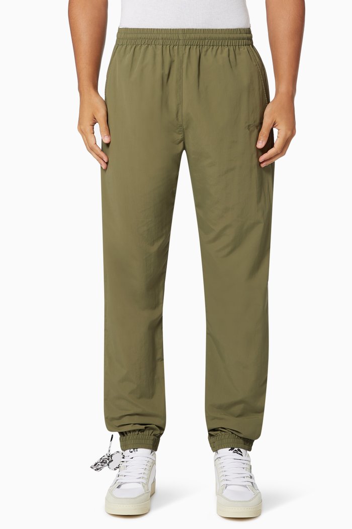 

Logo Casual Pants in Technical Fabric, Green