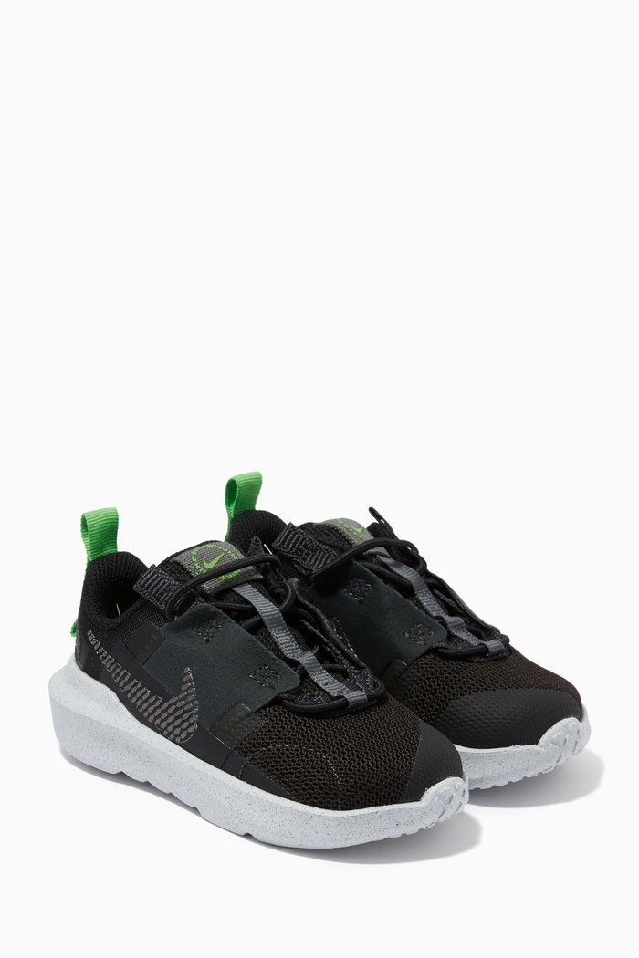 

Crater Impact Sneakers in Recycled Textile, Black