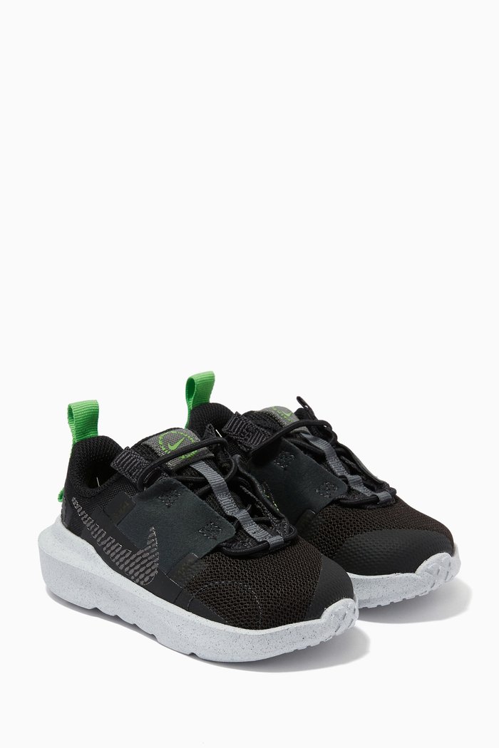 

Crater Impact Sneakers in Recycled Textile, Black
