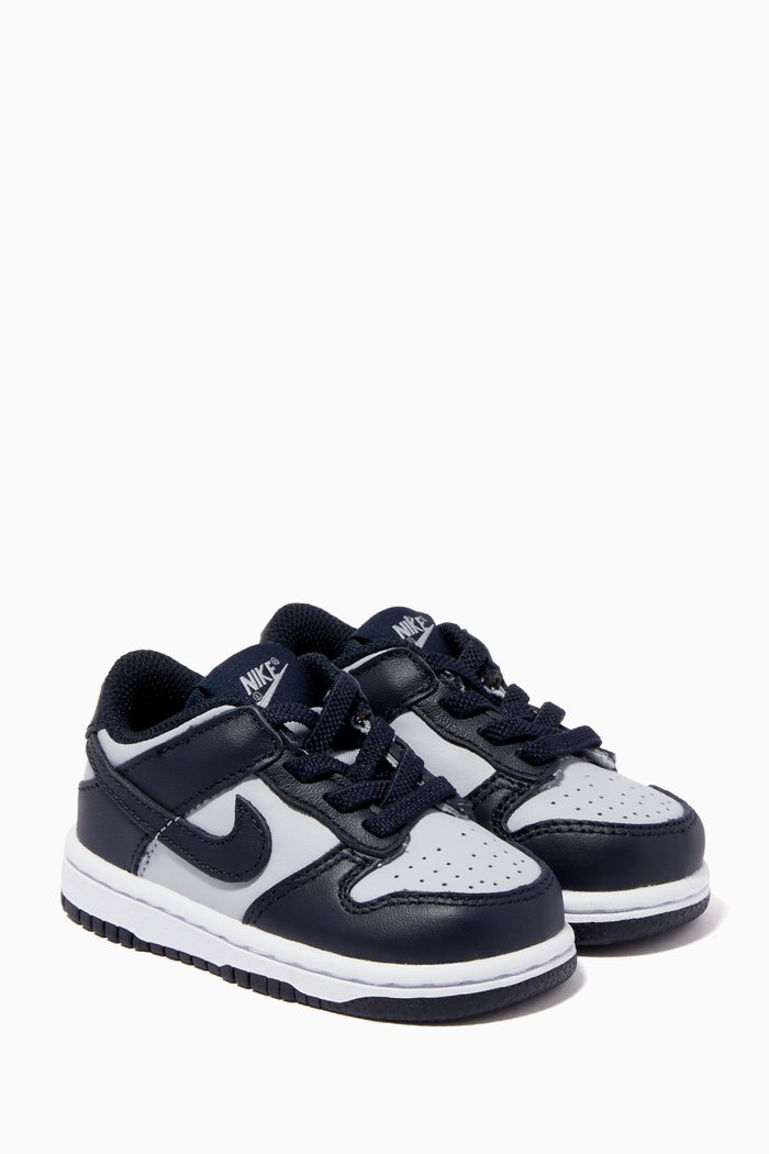 

Dunk Low Toddler Sneakers in Leather, Grey