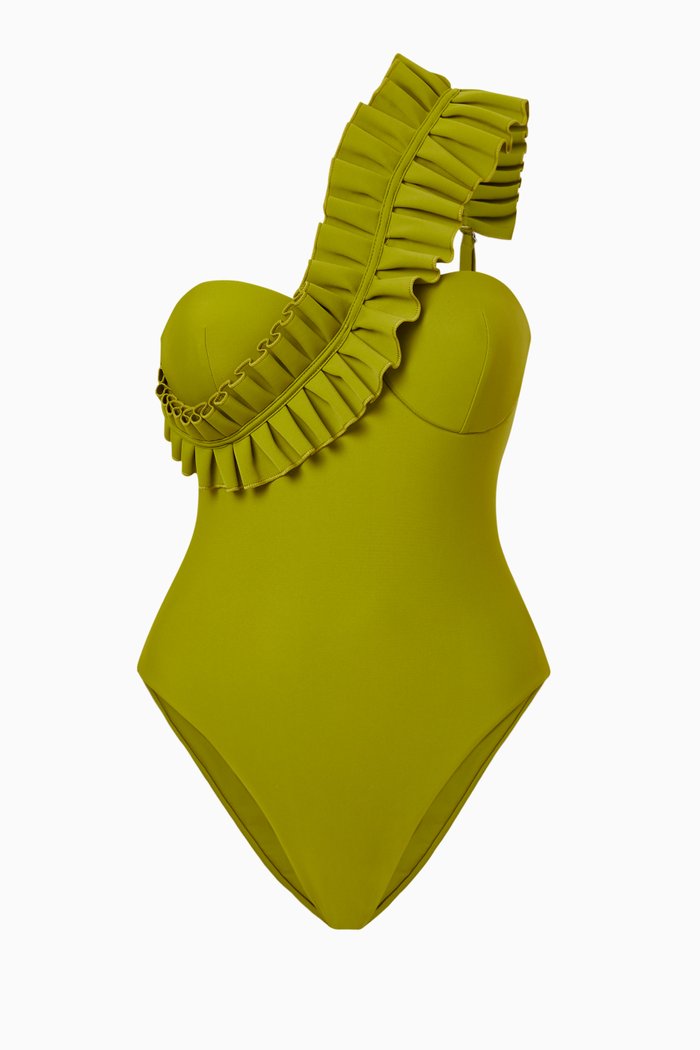 

Nisi Swimsuit in Matte Nylon, Green