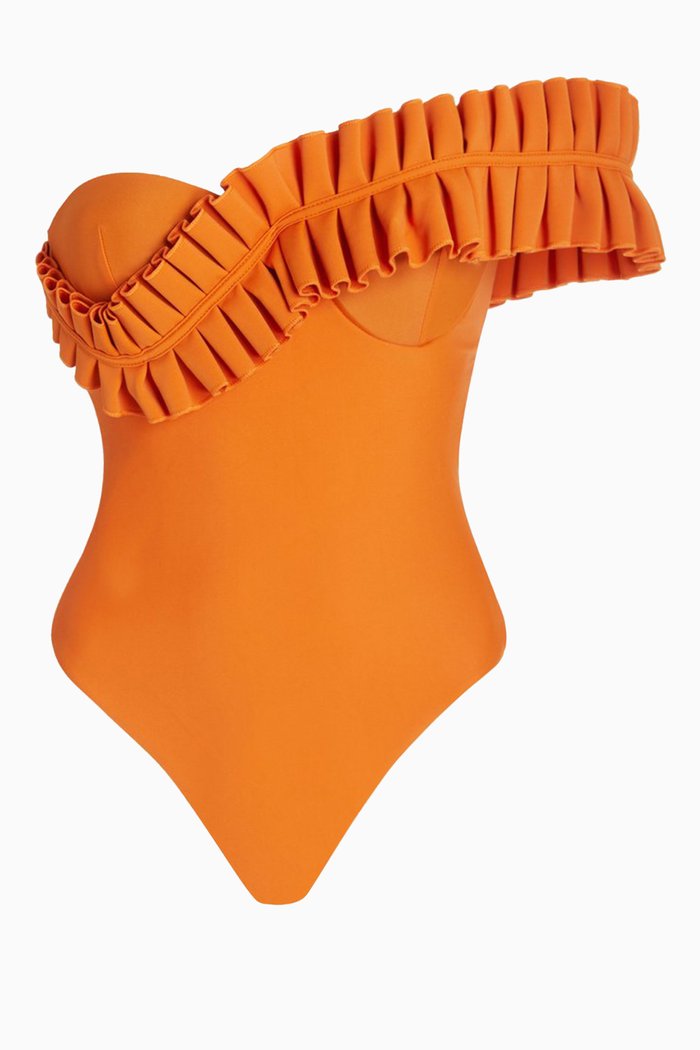 

Nisi Swimsuit in Matte Nylon, Orange
