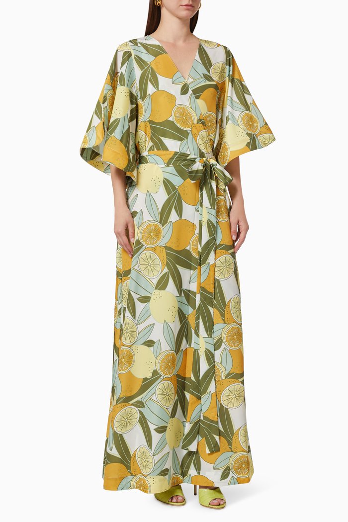 

Sarina Robe in Crepe, Multicolour