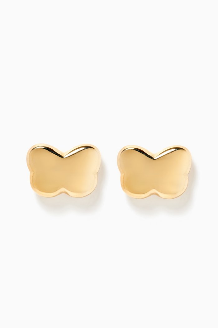 

Noemi Stud Earrings in 14kt Gold Plating