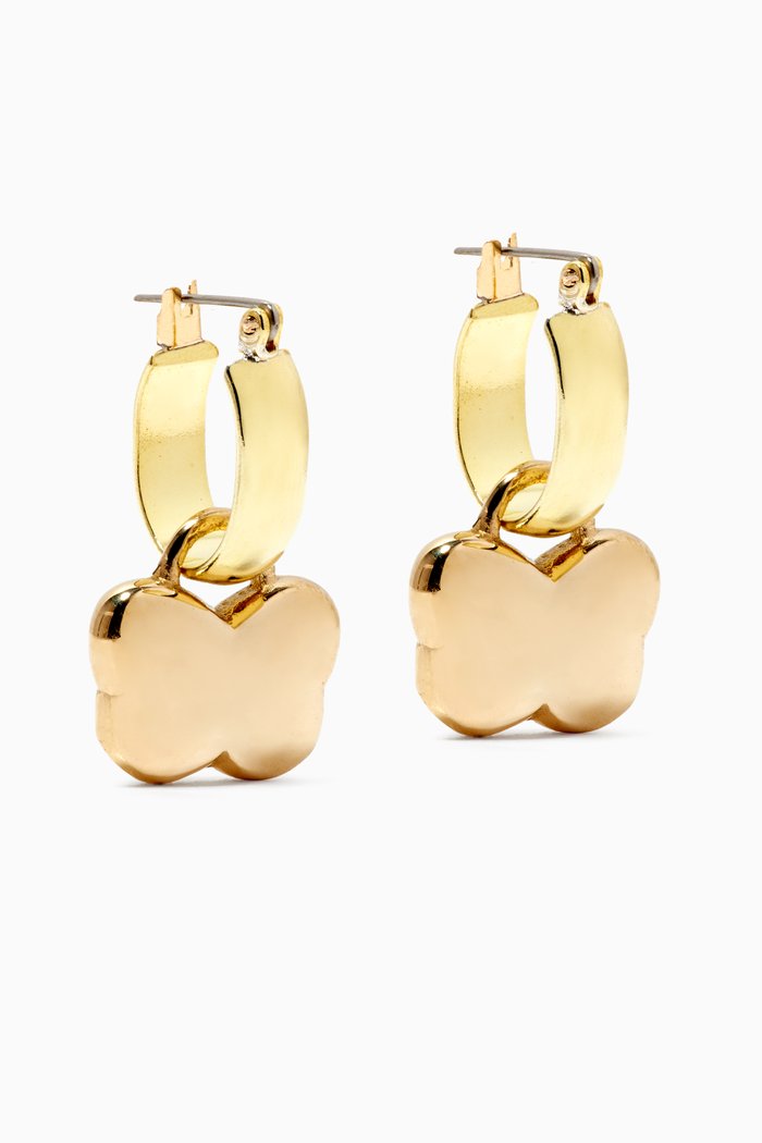 

Maia Hoop Earrings in 14kt Gold Plating