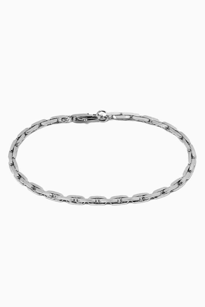 

Strada Chain Bracelet in Platinum Plating, Silver