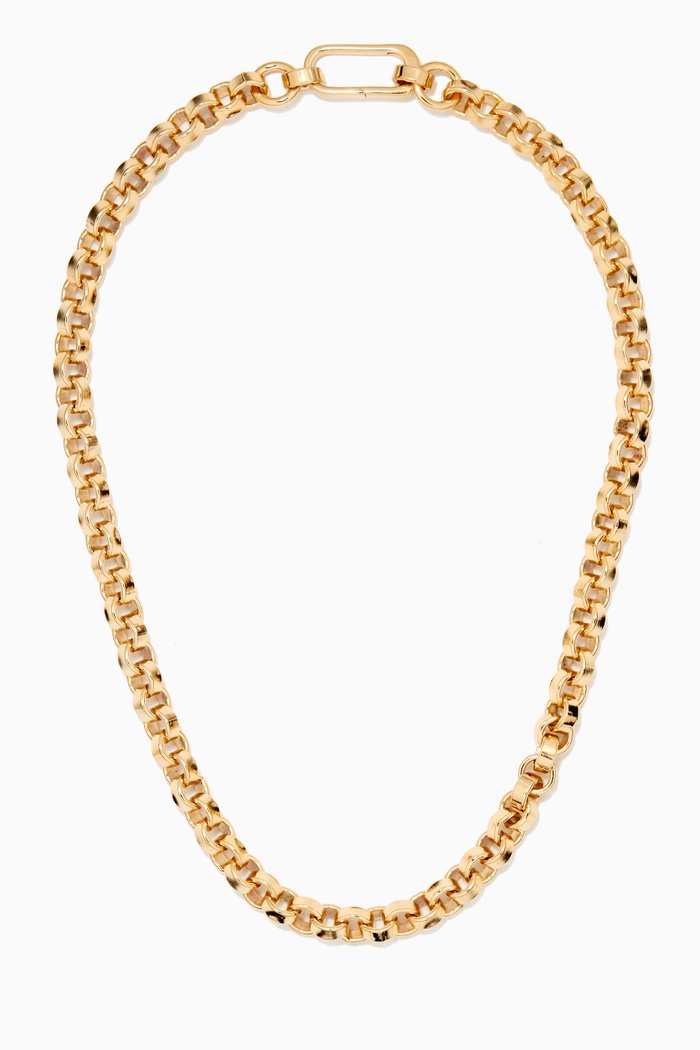 

Carla Chain Necklace in 14kt Gold Plating