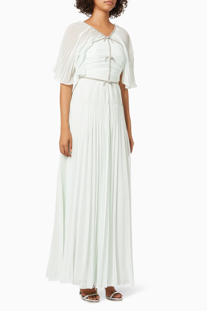 

Maxi Dress in Chiffon, Green