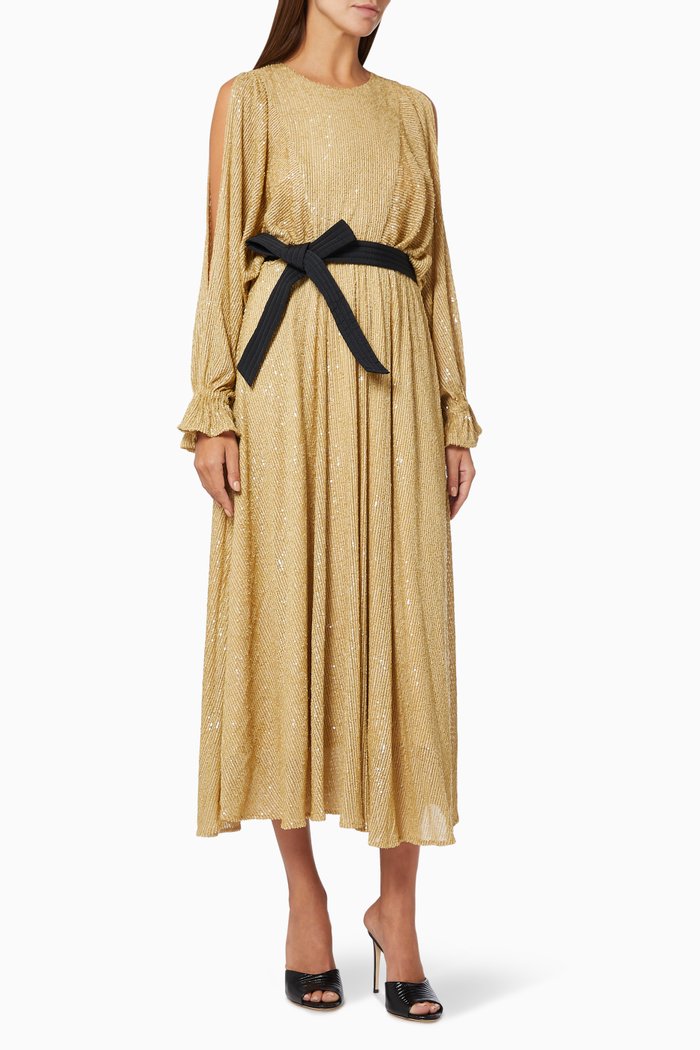 

Chepillo Dress in Tulle, Neutral
