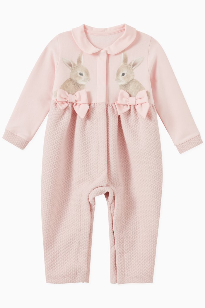 

Bunny Pyjama with Gift Box in Cotton, Pink