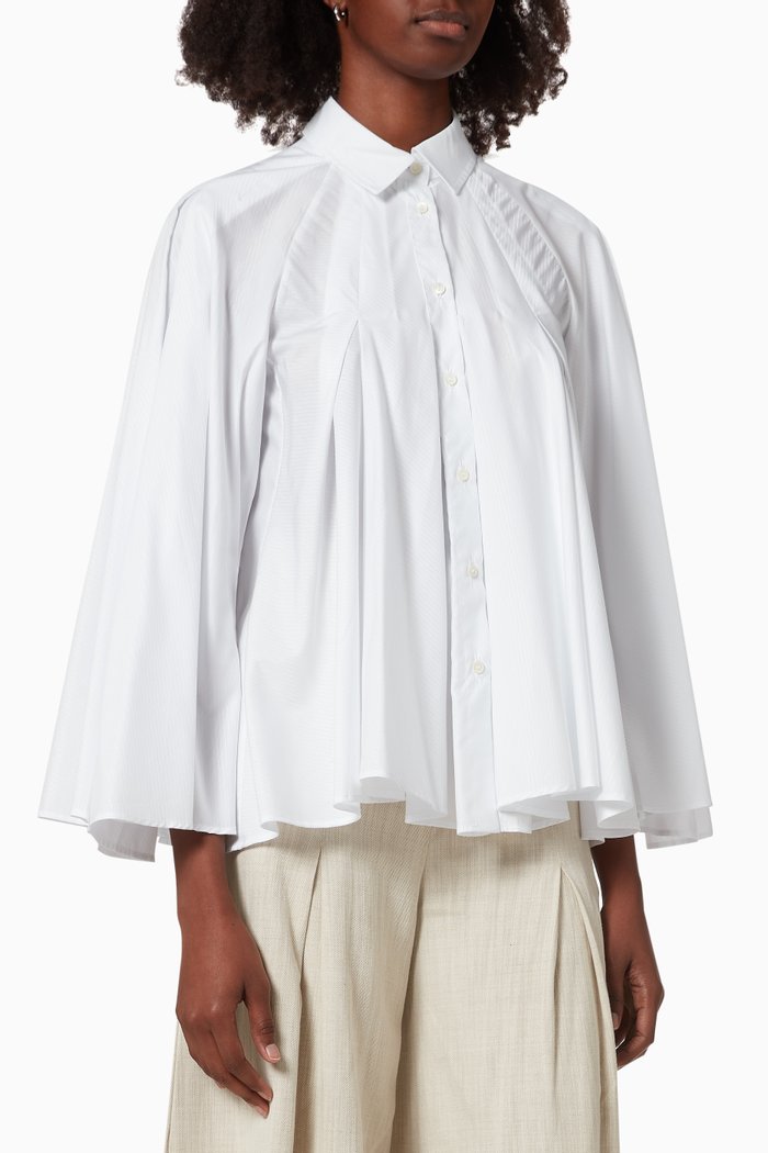 

Generous Affection Shirt in Cotton, White