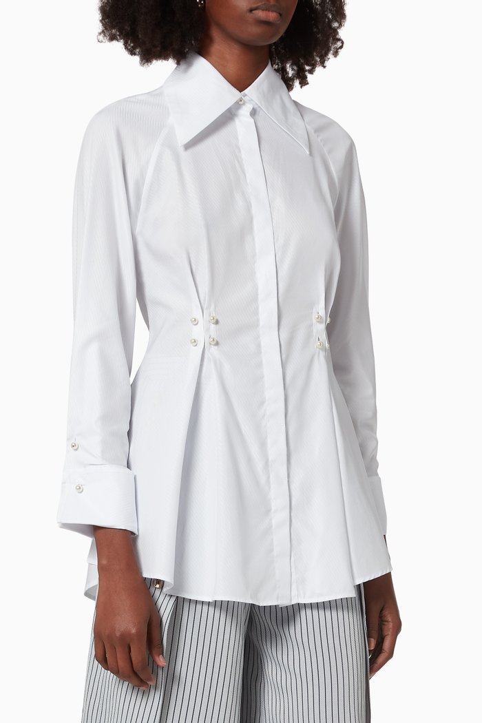 

Tenderness Shirt in Cotton, White