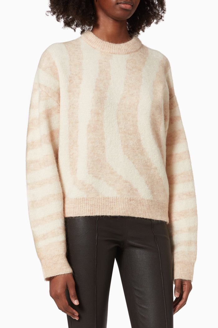 

Cami Knit Sweater in Wool, Brown