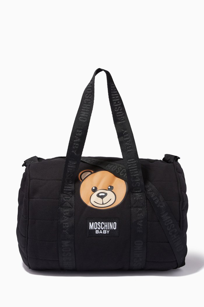 

Teddy Bear Diaper Changing Bag, Black