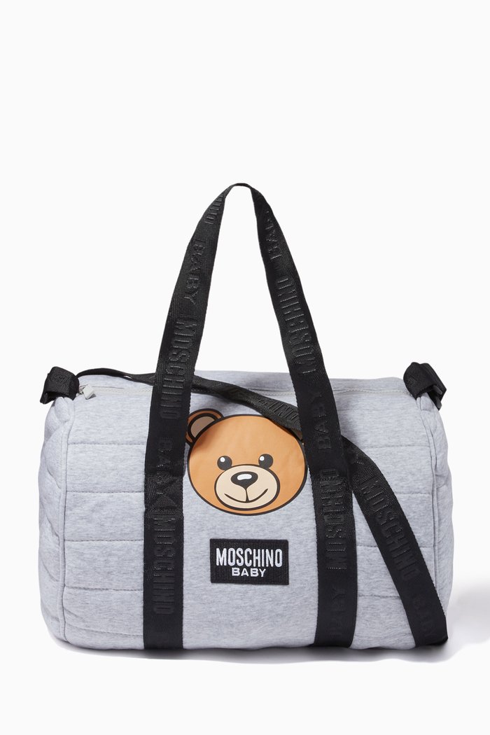 

Teddy Bear Diaper Changing Bag, Grey