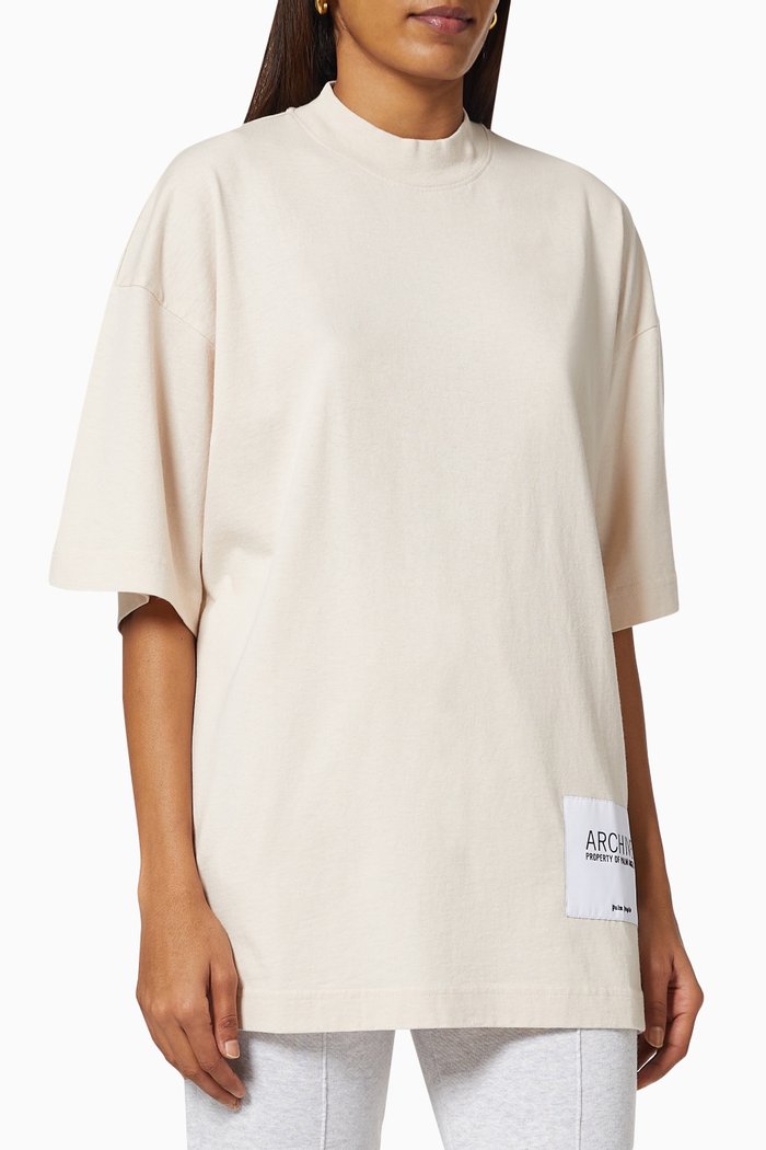 

Archive Loose T-shirt in Cotton Jersey, Grey