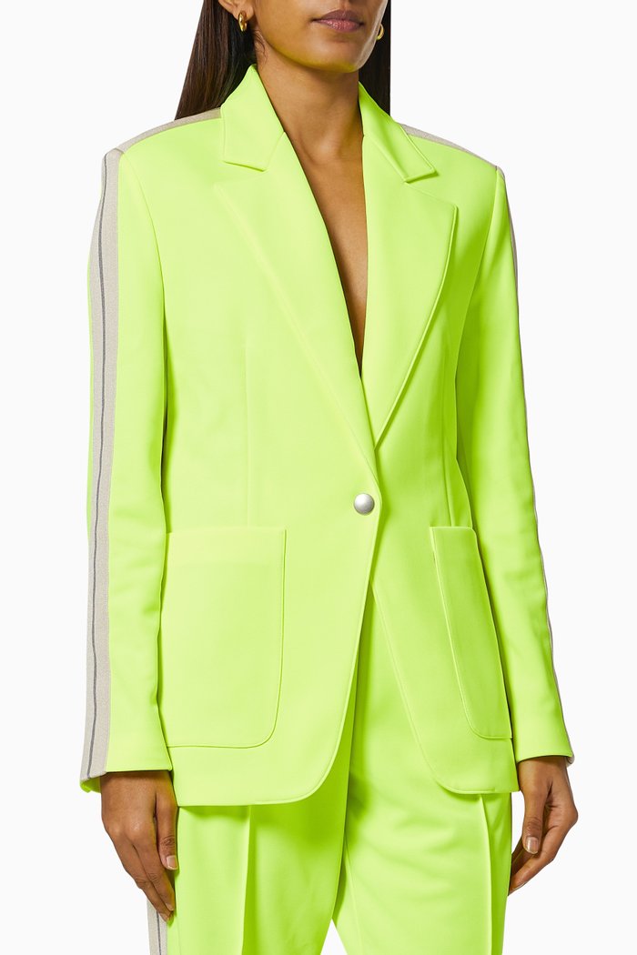 Milano Track Blazer in Jersey, Yellow
