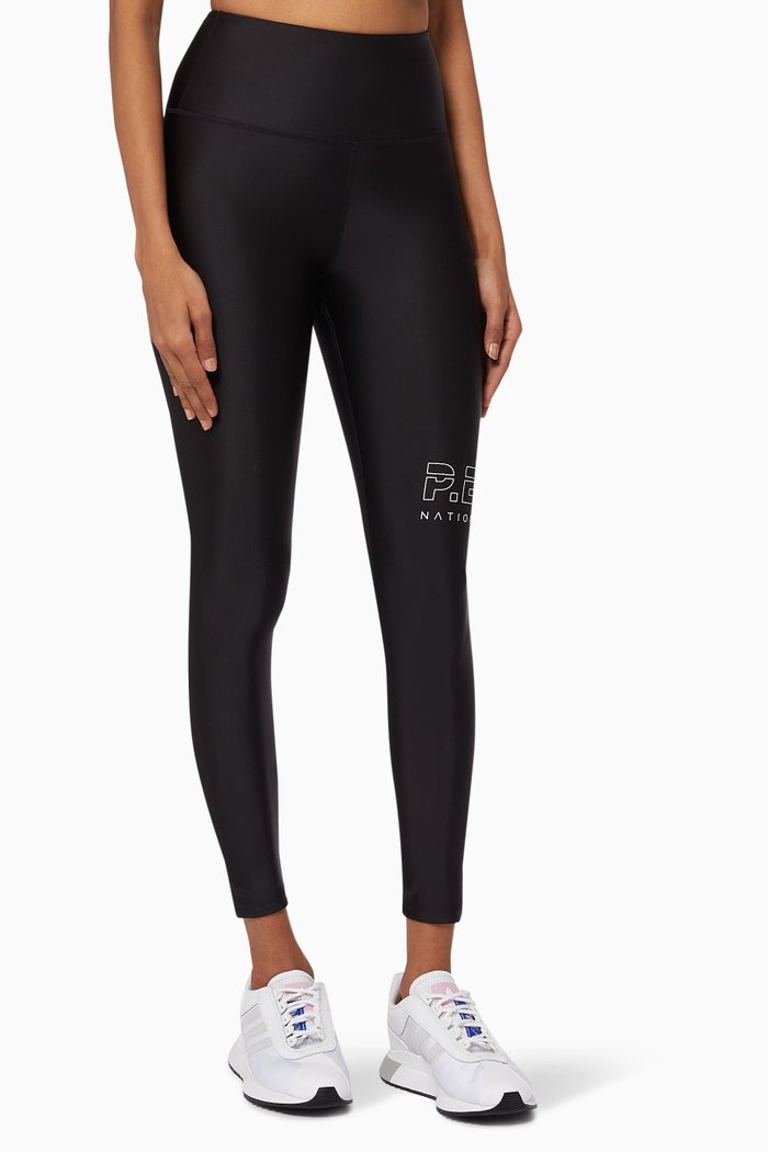 

Stadium Leggings in Recycled Polyester, Black