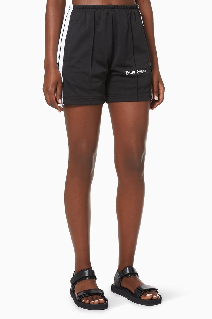 

Track Shorts in Technical Fabric, Black