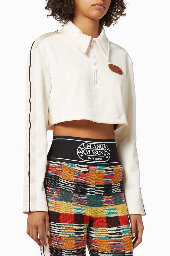 

x Missoni Track Jacket in Technical Fabric, Neutral