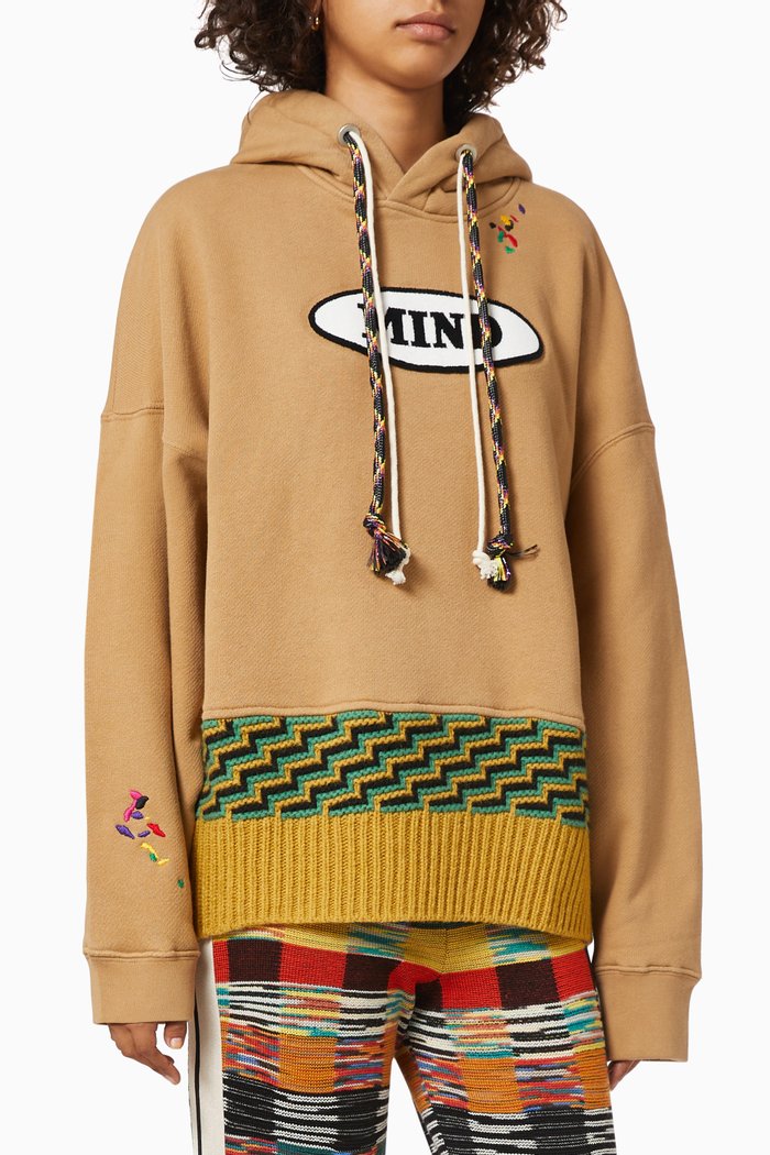 

x Missoni Hoodie in Cotton Jersey, Neutral