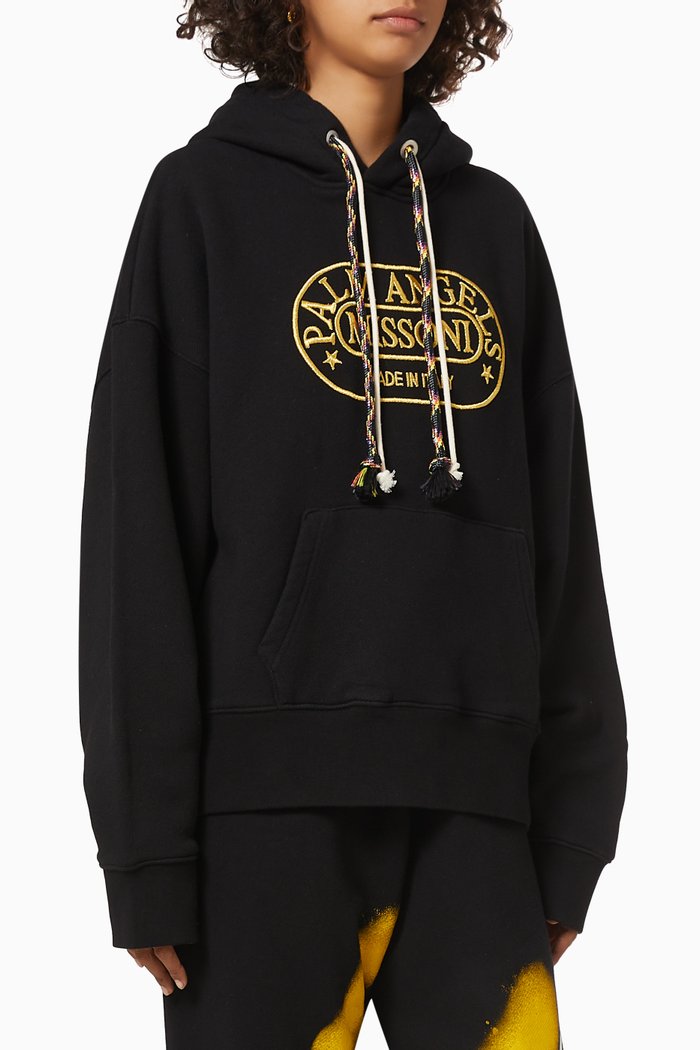 

x Missoni Heritage Hoodie in Cotton Jersey, Black