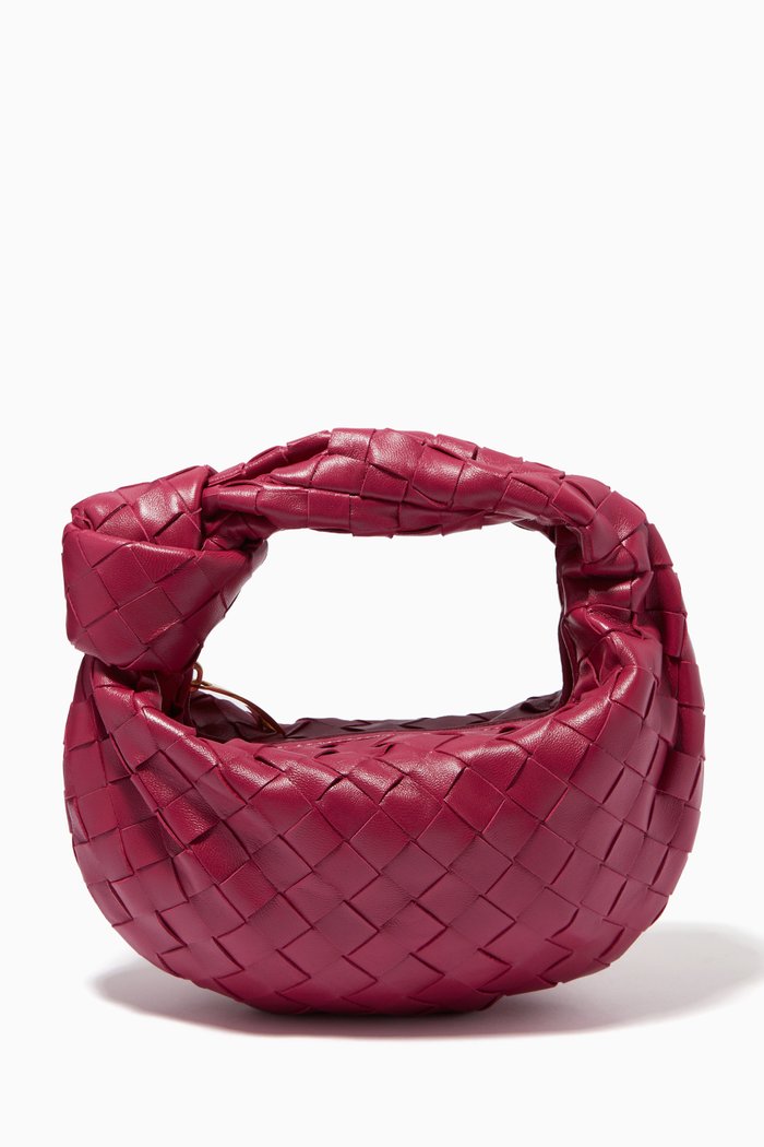 

Mini Jodie Bag in Intrecciato Nappa, Red