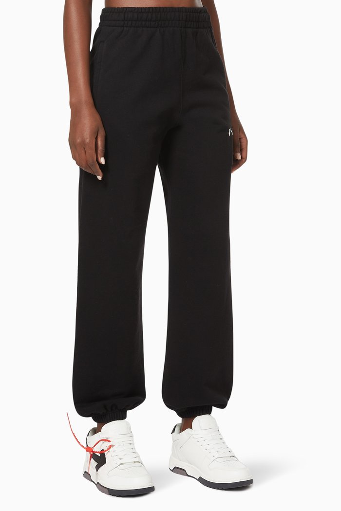 

Logo Sweatpants in Cotton Jersey, Black
