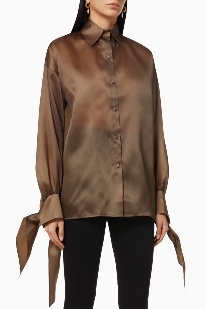 

Darla Long Sleeve Shirt, Brown