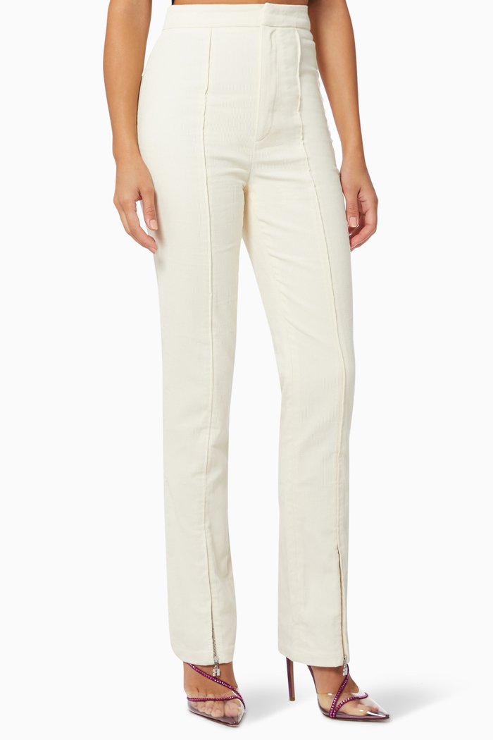 

Jada Pants in Cotton, White