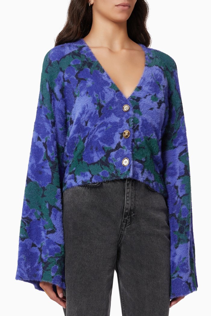 

Kristinia Knit Cardigan, Blue
